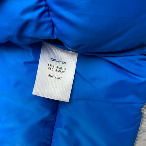 Johnnie-O Mens Hudson Vest Small Light Gray Full Zip Sleeveless Puffer Nylon - Picture 10 of 16